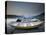 Glacier National Park- Boats Rest on a Dock in Front of Lake Mcdonald.-Ian Shive-Stretched Canvas