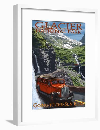 Glacier National Park - Going-To-The-Sun Road, c.2009-null-Framed Poster