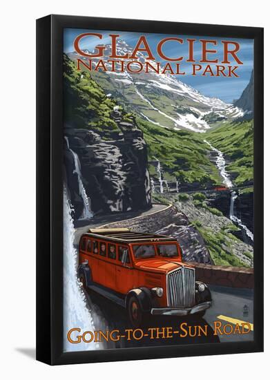 Glacier National Park - Going-To-The-Sun Road, c.2009-null-Framed Poster