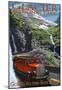Glacier National Park - Going-To-The-Sun Road, c.2009-null-Mounted Poster