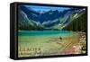 Glacier National Park, Montana - Avalanche Lake-Lantern Press-Framed Stretched Canvas