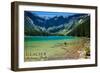 Glacier National Park, Montana - Avalanche Lake-Lantern Press-Framed Art Print