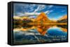 Glacier National Park, Montana - Mt. Grinnell-Lantern Press-Framed Stretched Canvas