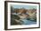 Glacier National Park, Montana, View of Cracker Lake-Lantern Press-Framed Art Print