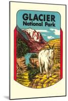 Glacier National Park, Rocky Mountain Goat, Montana-null-Mounted Art Print