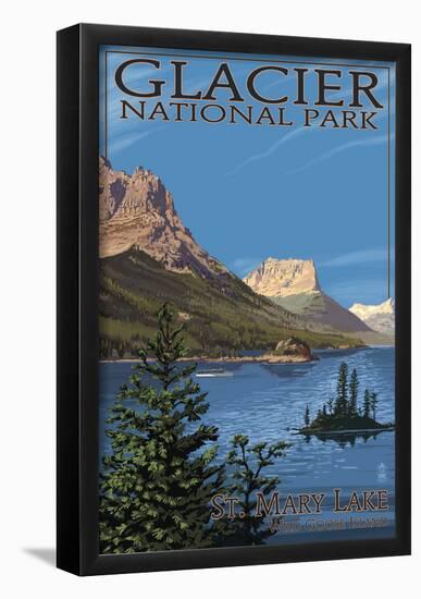 Glacier National Park - St. Mary Lake, C.2009-null-Framed Poster