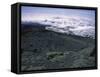 Glacier Near Mountain Summit, Kilimanjaro-Michael Brown-Framed Stretched Canvas