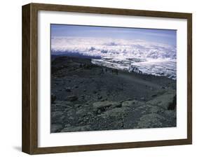 Glacier Near Mountain Summit, Kilimanjaro-Michael Brown-Framed Photographic Print