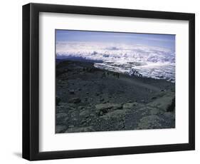 Glacier Near Mountain Summit, Kilimanjaro-Michael Brown-Framed Photographic Print