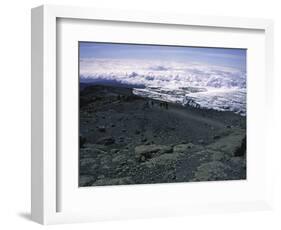 Glacier Near Mountain Summit, Kilimanjaro-Michael Brown-Framed Photographic Print