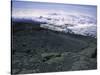 Glacier Near Mountain Summit, Kilimanjaro-Michael Brown-Stretched Canvas