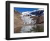 Glacier Near Plaza De Mulas Basecamp, Aconcagua Provincial Park, Andes Mountains, Argentina-Christian Kober-Framed Photographic Print