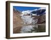 Glacier Near Plaza De Mulas Basecamp, Aconcagua Provincial Park, Andes Mountains, Argentina-Christian Kober-Framed Photographic Print