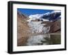 Glacier Near Plaza De Mulas Basecamp, Aconcagua Provincial Park, Andes Mountains, Argentina-Christian Kober-Framed Photographic Print