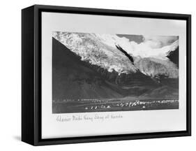 Glacier Nishi Kang Sang at Karola, Tibet, 1903-04-John Claude White-Framed Stretched Canvas