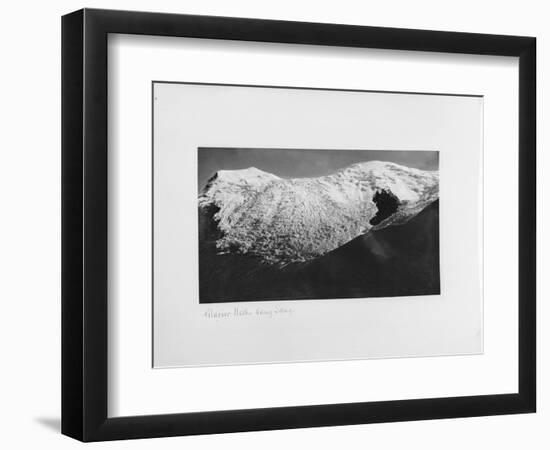 Glacier Nishi Kang Sang at Karola, Tibet, 1903-04-John Claude White-Framed Giclee Print