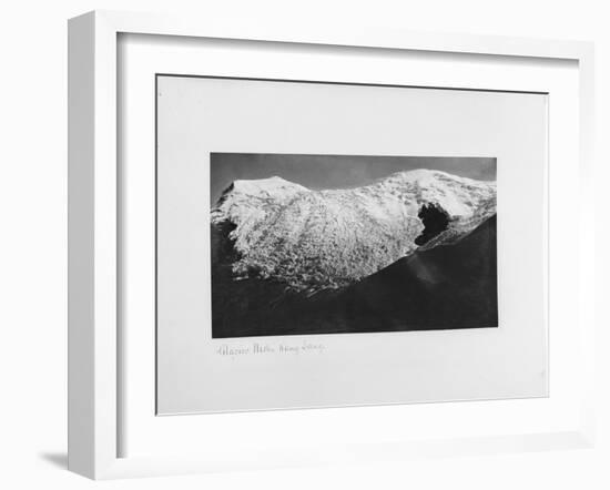 Glacier Nishi Kang Sang at Karola, Tibet, 1903-04-John Claude White-Framed Giclee Print