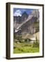 Glacier NP. Ptarmigan Wall. Alpine Lake Along Iceberg Lake Trail-Trish Drury-Framed Photographic Print