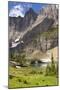 Glacier NP. Ptarmigan Wall. Alpine Lake Along Iceberg Lake Trail-Trish Drury-Mounted Photographic Print