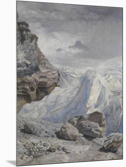 Glacier of Rosenlaui-John Brett-Mounted Giclee Print