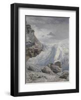 Glacier of Rosenlaui-John Brett-Framed Giclee Print