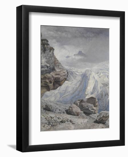 Glacier of Rosenlaui-John Brett-Framed Giclee Print