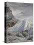 Glacier of Rosenlaui-John Brett-Stretched Canvas