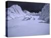 Glacier on Everest's Southside-Michael Brown-Stretched Canvas