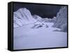 Glacier on Everest's Southside-Michael Brown-Framed Stretched Canvas