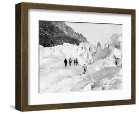 Glacier on Mount Blanc-null-Framed Photographic Print