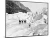 Glacier on Mount Blanc-null-Mounted Photographic Print