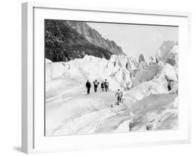 Glacier on Mount Blanc-null-Framed Photographic Print