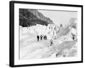 Glacier on Mount Blanc-null-Framed Photographic Print