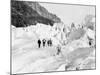 Glacier on Mount Blanc-null-Mounted Photographic Print