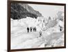 Glacier on Mount Blanc-null-Framed Photographic Print