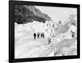 Glacier on Mount Blanc-null-Framed Photographic Print