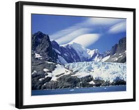 Glacier on Southeast Coast, South Georgia, Polar Regions-Renner Geoff-Framed Photographic Print