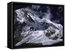 Glacier on the Southside of Everest, Nepal-Michael Brown-Framed Stretched Canvas