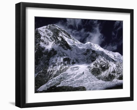Glacier on the Southside of Everest, Nepal-Michael Brown-Framed Photographic Print