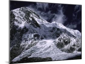 Glacier on the Southside of Everest, Nepal-Michael Brown-Mounted Photographic Print