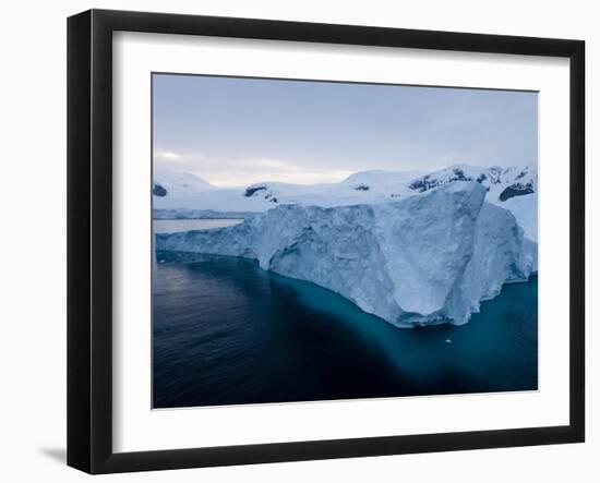 Glacier, Paradise Bay, Antarctic Peninsula, Antarctica, Polar Regions-Thorsten Milse-Framed Photographic Print