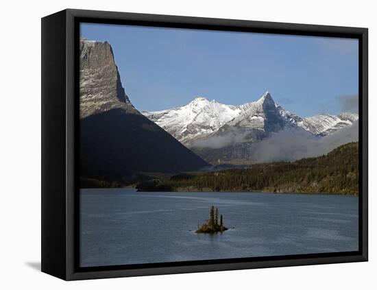 Glacier Park II-J.D. Mcfarlan-Framed Stretched Canvas
