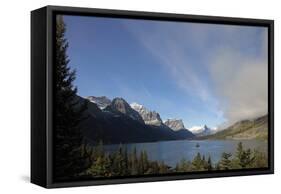 Glacier Park III-J.D. Mcfarlan-Framed Stretched Canvas