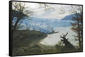 Glacier, Perito Moreno, Argentina, South America-Mark Chivers-Framed Stretched Canvas