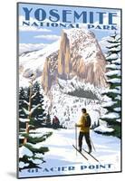 Glacier Point and Half Dome - Yosemite National Park, California-null-Mounted Poster