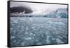 Glacier, Spitsbergen Island, Svalbard, Norway-Paul Souders-Framed Stretched Canvas