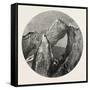 Glacier Structure on the Mer De Glace, Switzerland, 19th Century-null-Framed Stretched Canvas