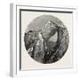 Glacier Structure on the Mer De Glace, Switzerland, 19th Century-null-Framed Giclee Print