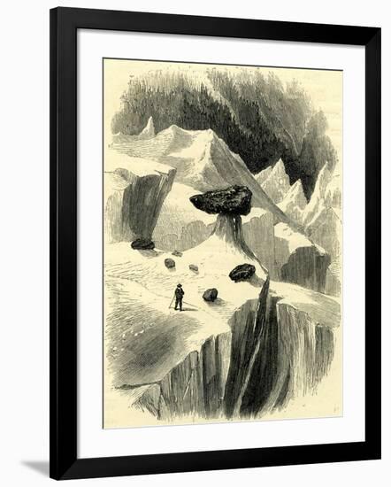 Glacier Table Switzerland-null-Framed Giclee Print