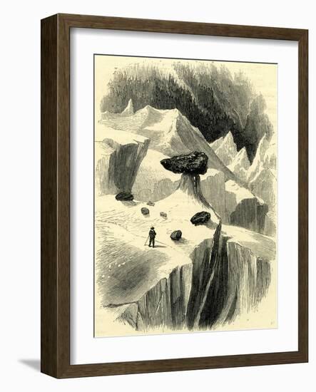 Glacier Table Switzerland-null-Framed Giclee Print